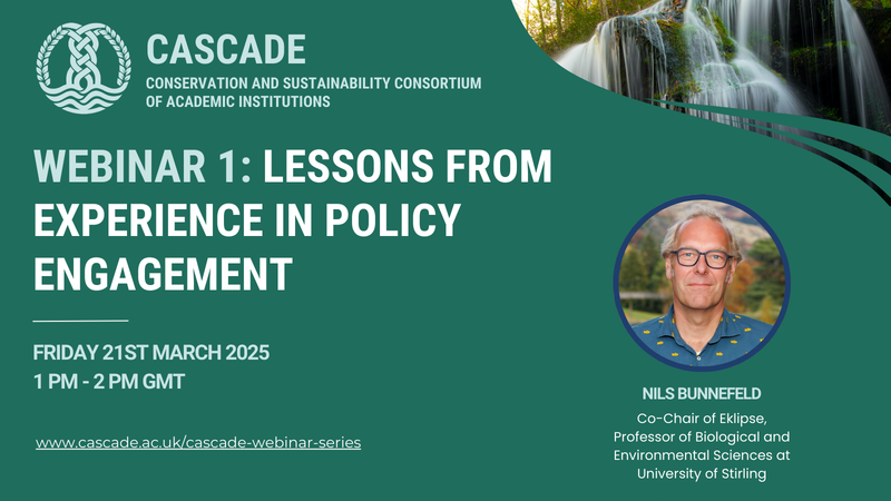cascade webinar lessons from experience in policy engagement