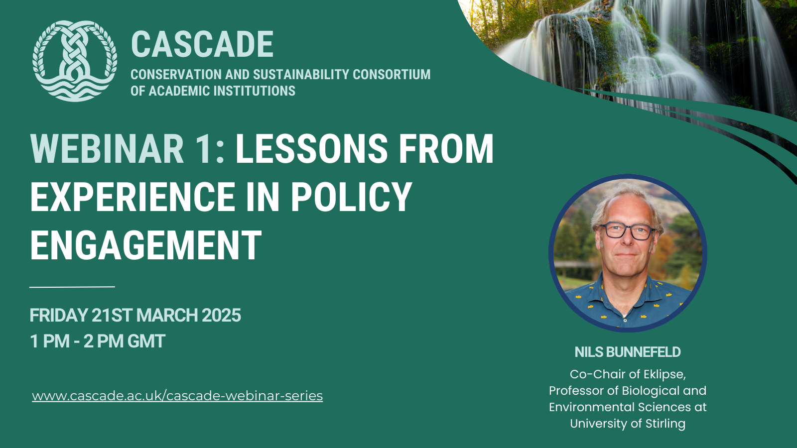 cascade webinar lessons from experience in policy engagement
